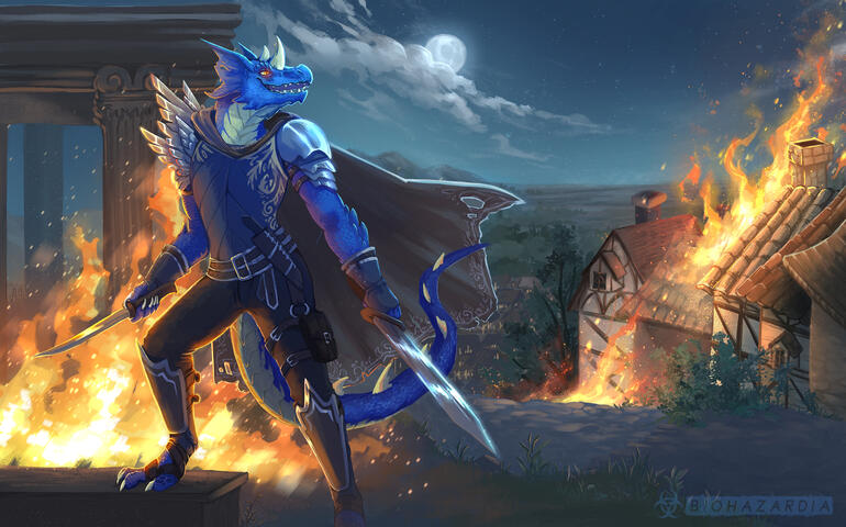 Complex character and bg